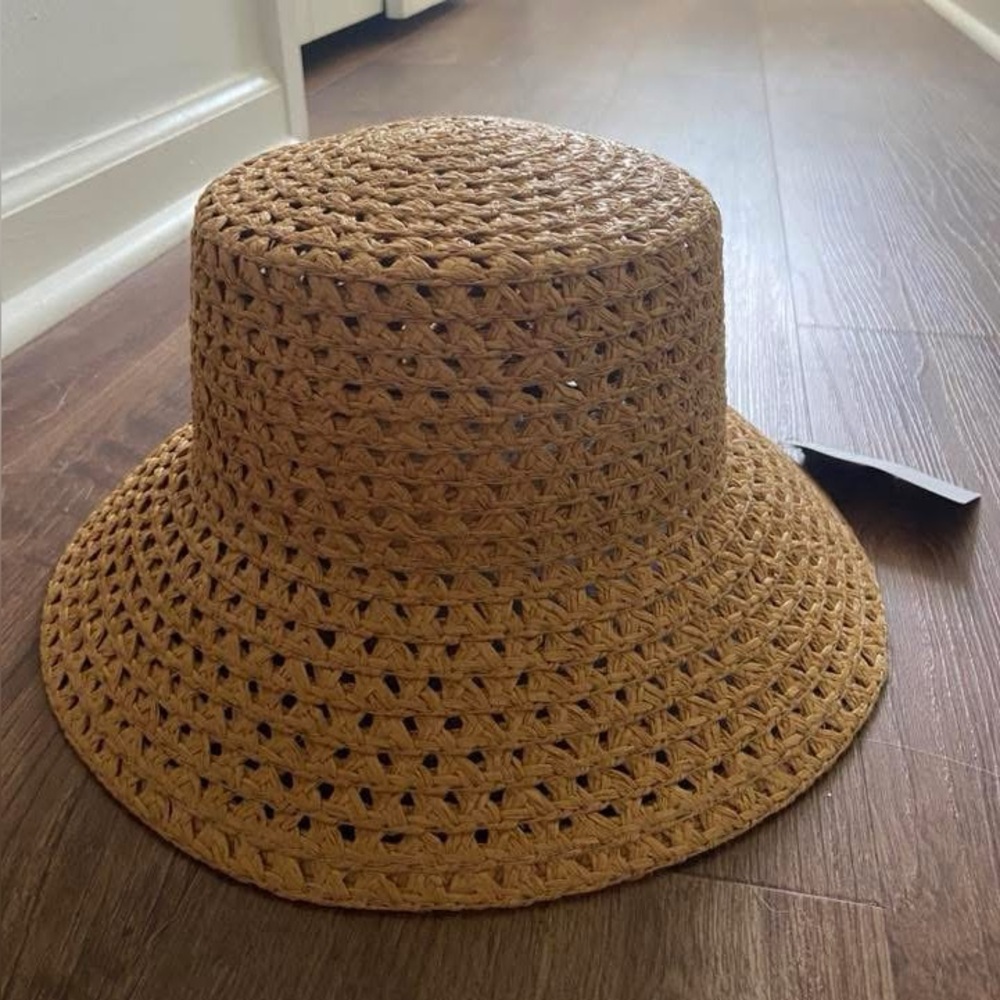 Woven Bucket Beach Hat
